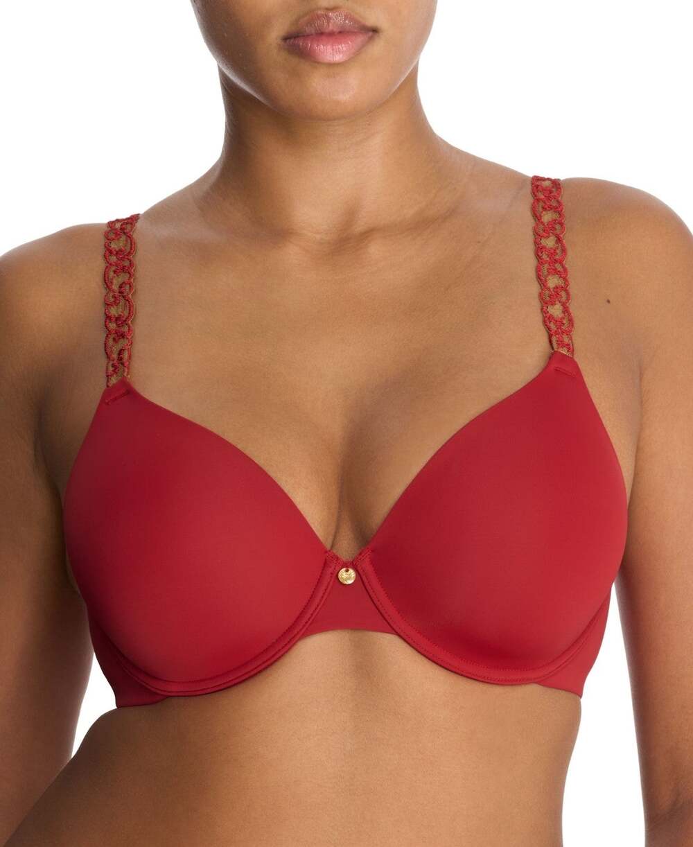 Natori Pure Luxe Custom Coverage Contour Underwire Bra Samba 38D